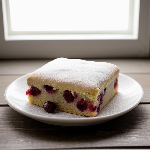 Low Fat Cranberry Squares recipe image