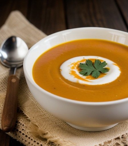 Low-Fat Cream of Pumpkin Soup (2 PTS recipe image
