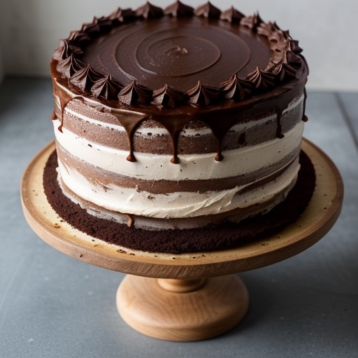 Low-Fat Devil's Food Fudge Cake recipe image