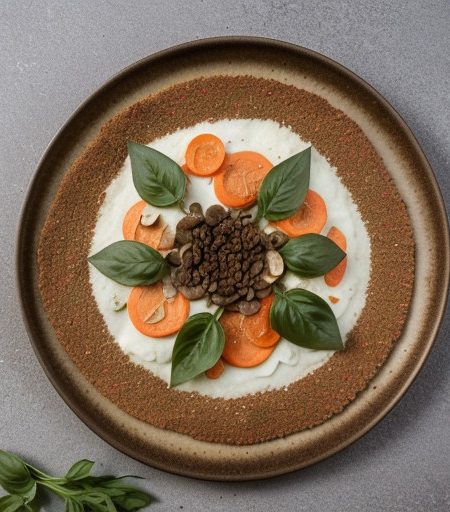 Low-Fat Garden Pizza recipe image