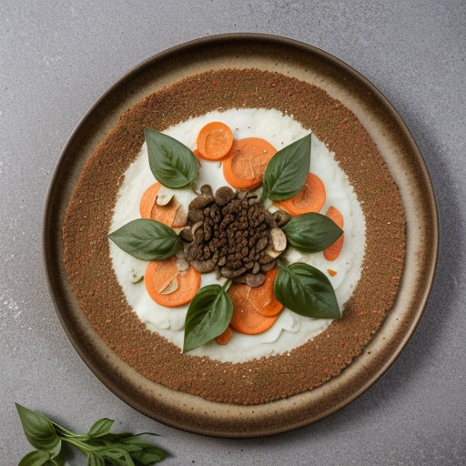 Low-Fat Garden Pizza recipe image
