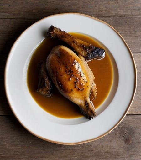 Low-Fat Glazed Chicken in Crockpot recipe image