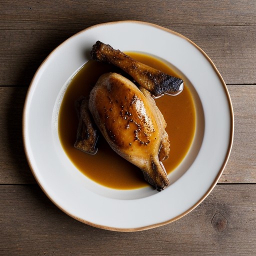 Low-Fat Glazed Chicken in Crockpot recipe image