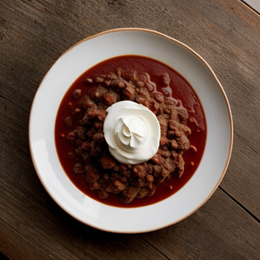 Low-Fat Healthy Chili in Crockpot recipe image