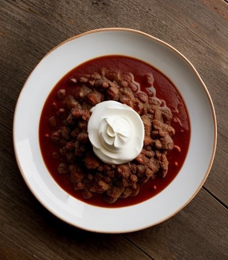 Low-Fat Healthy Chili in Crockpot recipe image