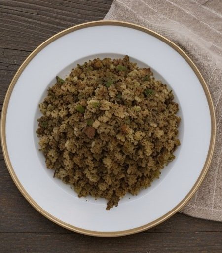 Low-Fat Herbed Stuffing Mix recipe image