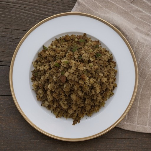 Low-Fat Herbed Stuffing Mix recipe image