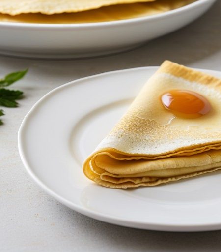 Low-Fat Honey Crepes (3.5 PTS recipe image