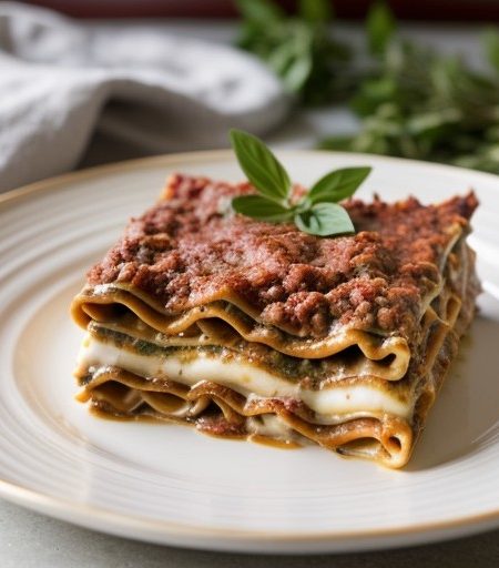 Low-Fat Lasagna recipe image