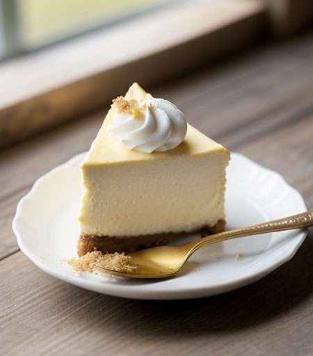 Low-Fat Lemon Cheesecake recipe image