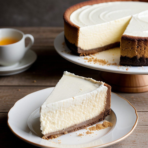 Low Fat Lemony Cheesecake With Fresh Fruit recipe image