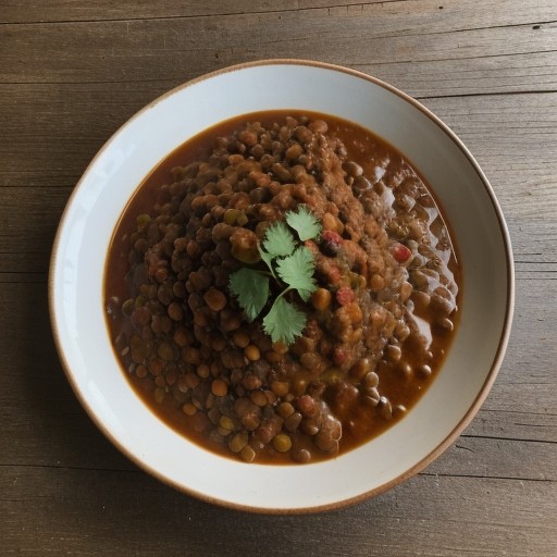 Low Fat Lentil Chili recipe image
