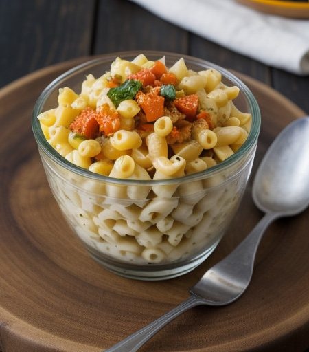Low-Fat Macaroni Salad recipe image