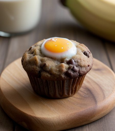 Low-Fat Nilla-Nana Chocolate Chip Muffins recipe image