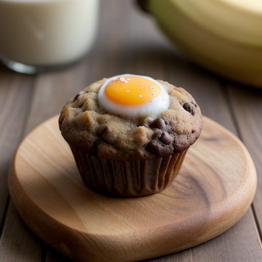 Low-Fat Nilla-Nana Chocolate Chip Muffins recipe image