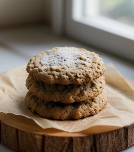 Low Fat Oatmeal Cookies recipe image