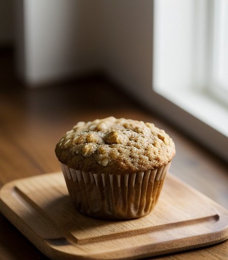 Low-Fat Oatmeal Muffins recipe image