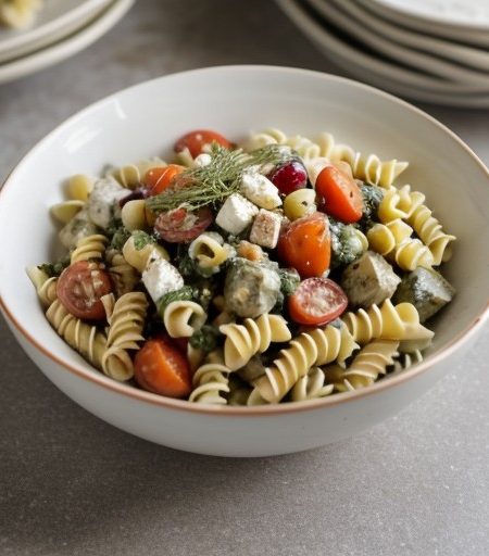 Low Fat Pasta Salad recipe image