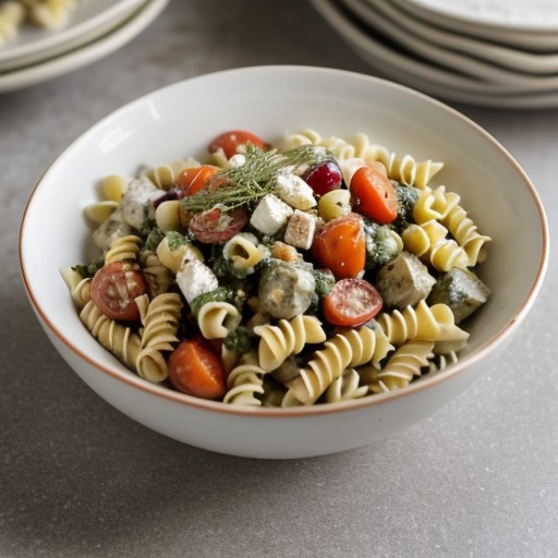 Low Fat Pasta Salad recipe image