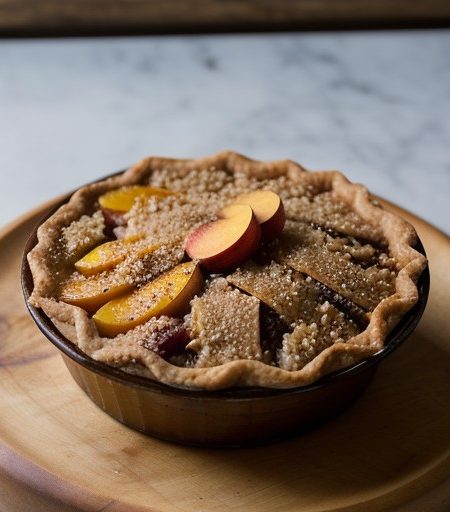 Low-Fat Peach Cobbler Oatmeal (6 PTS recipe image