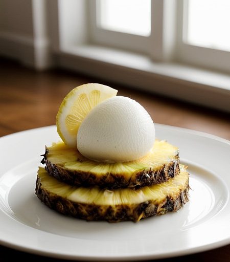 Low-Fat Pineapple Sherbet (High Fiber)(6 Pts recipe image