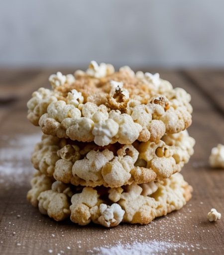 Low Fat Popcorn Cookies recipe image