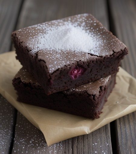 Low-Fat Raspberry Brownies (4.5 PTS recipe image