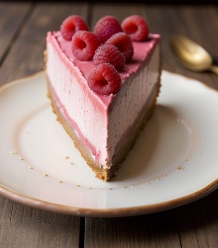 Low Fat Raspberry Cheesecake recipe image