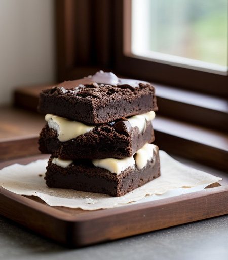Low Fat Rocky Road Brownies recipe image