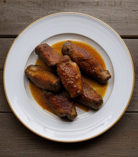 Low Fat Spicey Chicken Wings recipe image