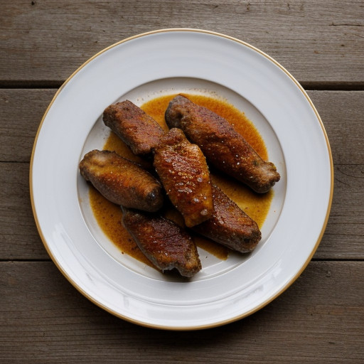 Low Fat Spicey Chicken Wings recipe image