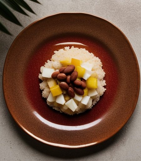 Low-Fat Tropical Baked Beans (High Fiber (7 PTS recipe image