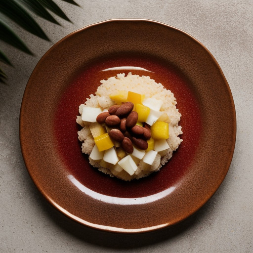 Low-Fat Tropical Baked Beans (High Fiber (7 PTS recipe image