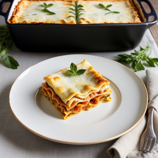 Low-Fat Vegetable Lasagna recipe image