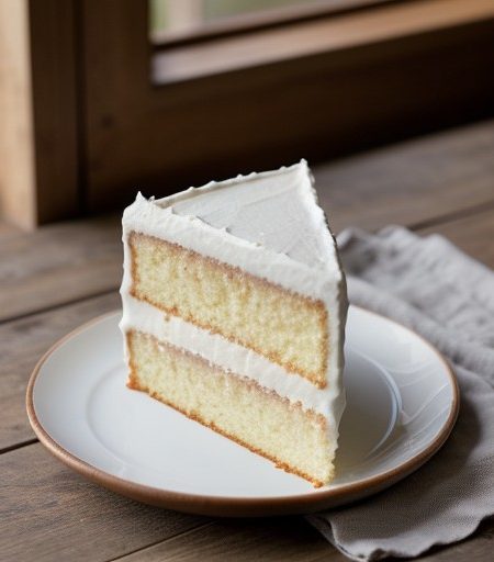 Low Fat White Cake recipe image