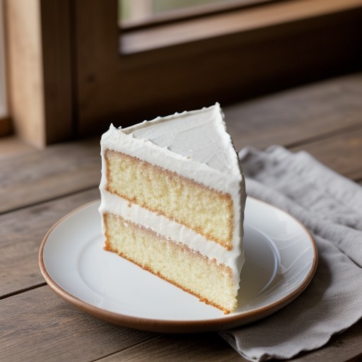 Low Fat White Cake recipe image