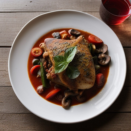 Low Fat/Low Cal Chicken Cacciatore recipe image