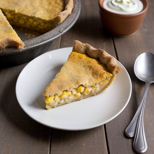 Low-Sodium Corn Bread Pie recipe image