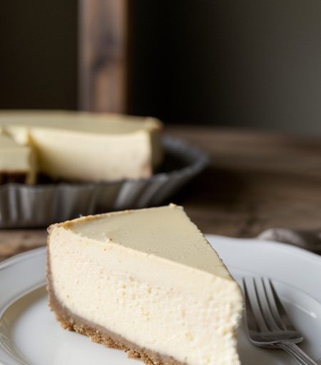 Lower-Fat Cheesecake recipe image