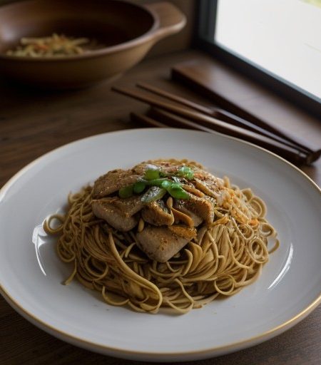 Lowfat Chicken Chow Mein recipe image