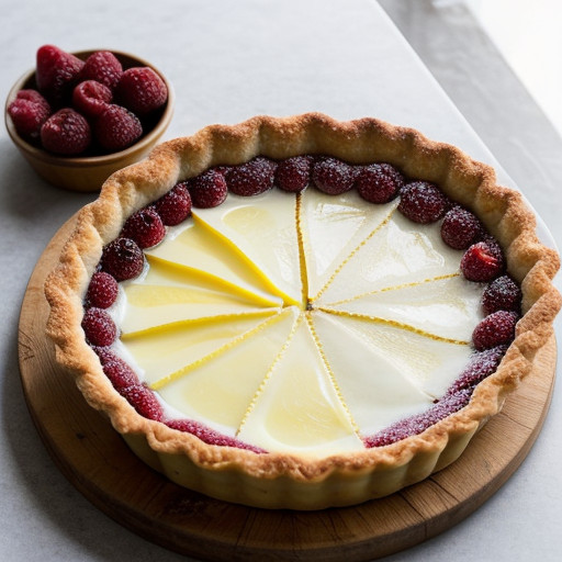 Lucys Three Berry Lemon Tart recipe image