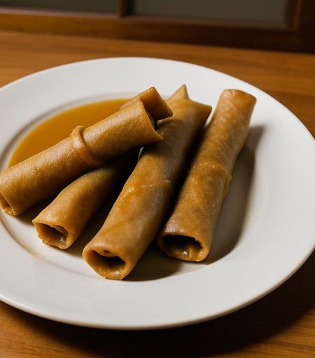 Lumpia With Sweet Potatoes recipe image