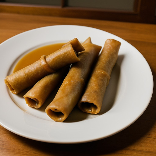 Lumpia With Sweet Potatoes recipe image
