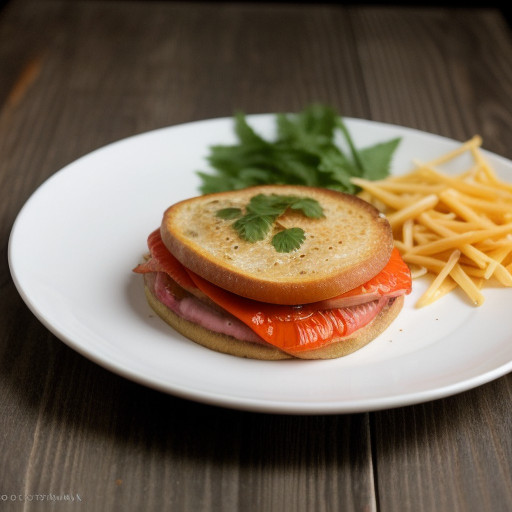 Lunchbox: Cheesy Micro-Melt Hot Pepper Ham Sa recipe image