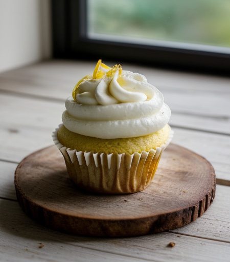 Luscious Lemon-Filled Cupcakes recipe image