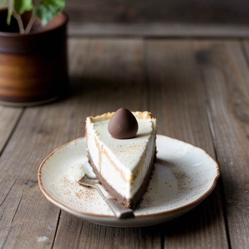 Luscious Low-Fat Chocolate Cheesecake recipe image