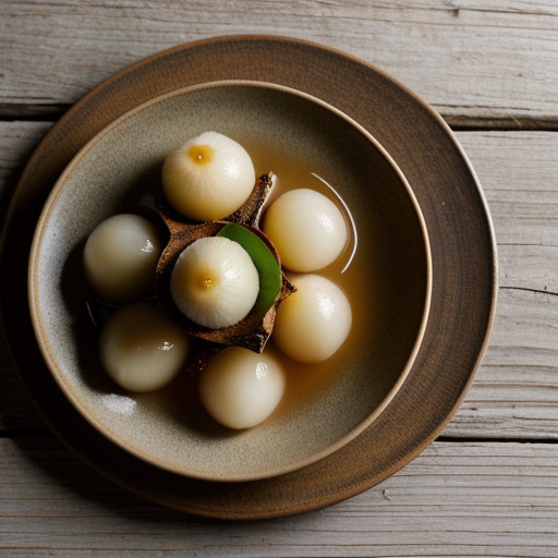 Lychee and Ginger Ice (Kem Trai Vai Voi Gung recipe image