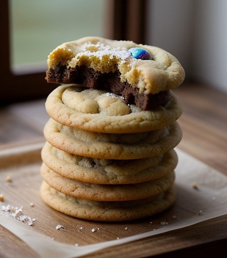 M & M Cookies recipe image