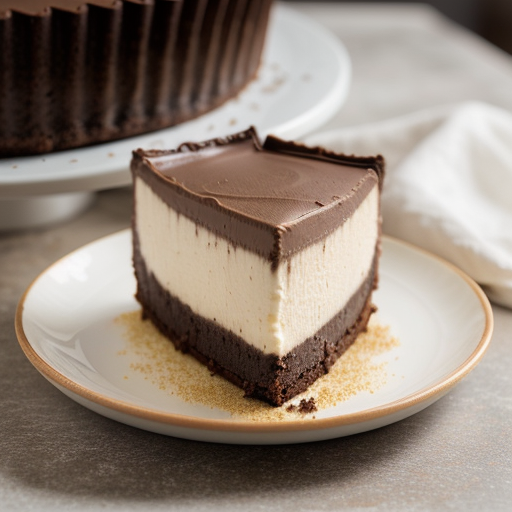 MBLD DBL Choc Cheesecake Sq recipe image