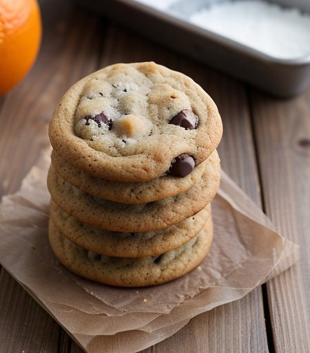 MRS Fields Orange Chocolate Chunk Cookies recipe image